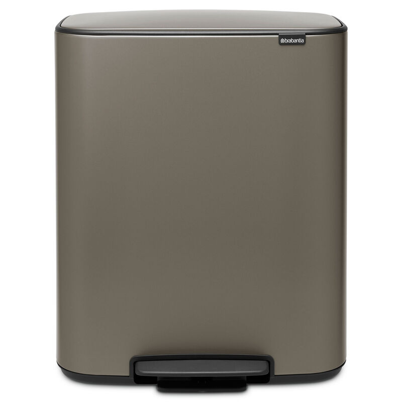 Bo pedalbøtte 60 liter, platinum