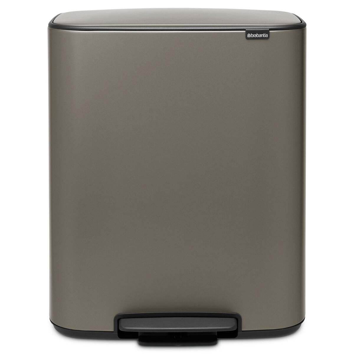 Bo pedalspand 2 x 30 liter, platinum