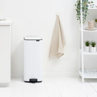 Bo pedalspand 30 liter, hvid