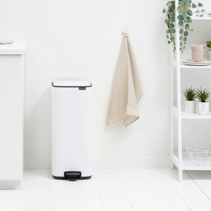 Bo pedalspand 30 liter, hvid