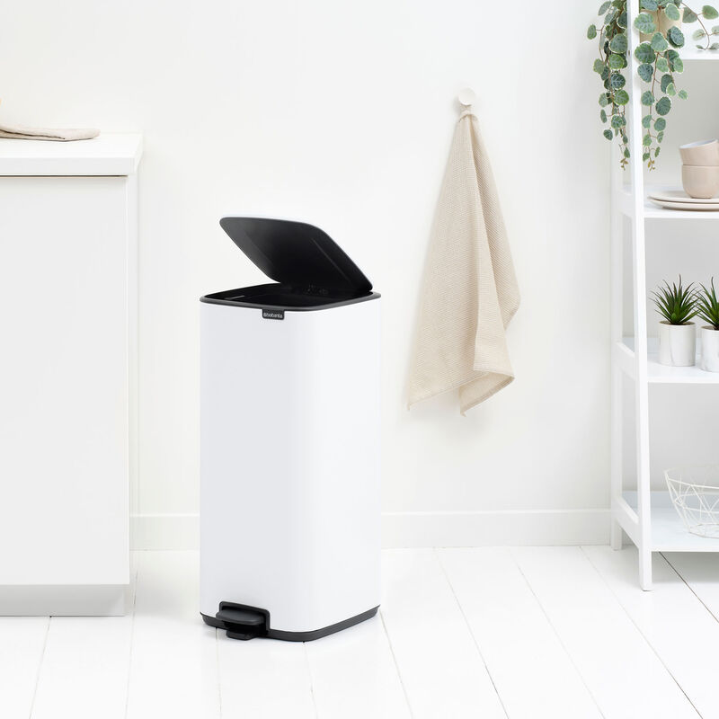 Bo pedalspand 30 liter, hvid