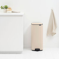 Bo pedalbøtte 30 liter, soft beige