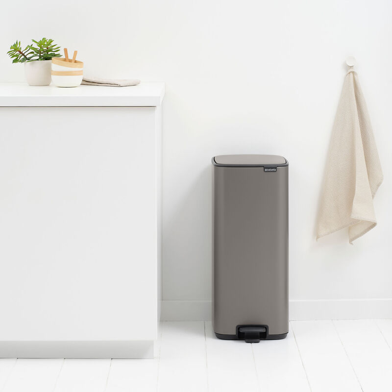 Bo pedalbøtte 30 liter, platinum