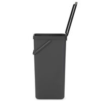 Sort & Go avfallsbøtte 40 liter, mørkegrå
