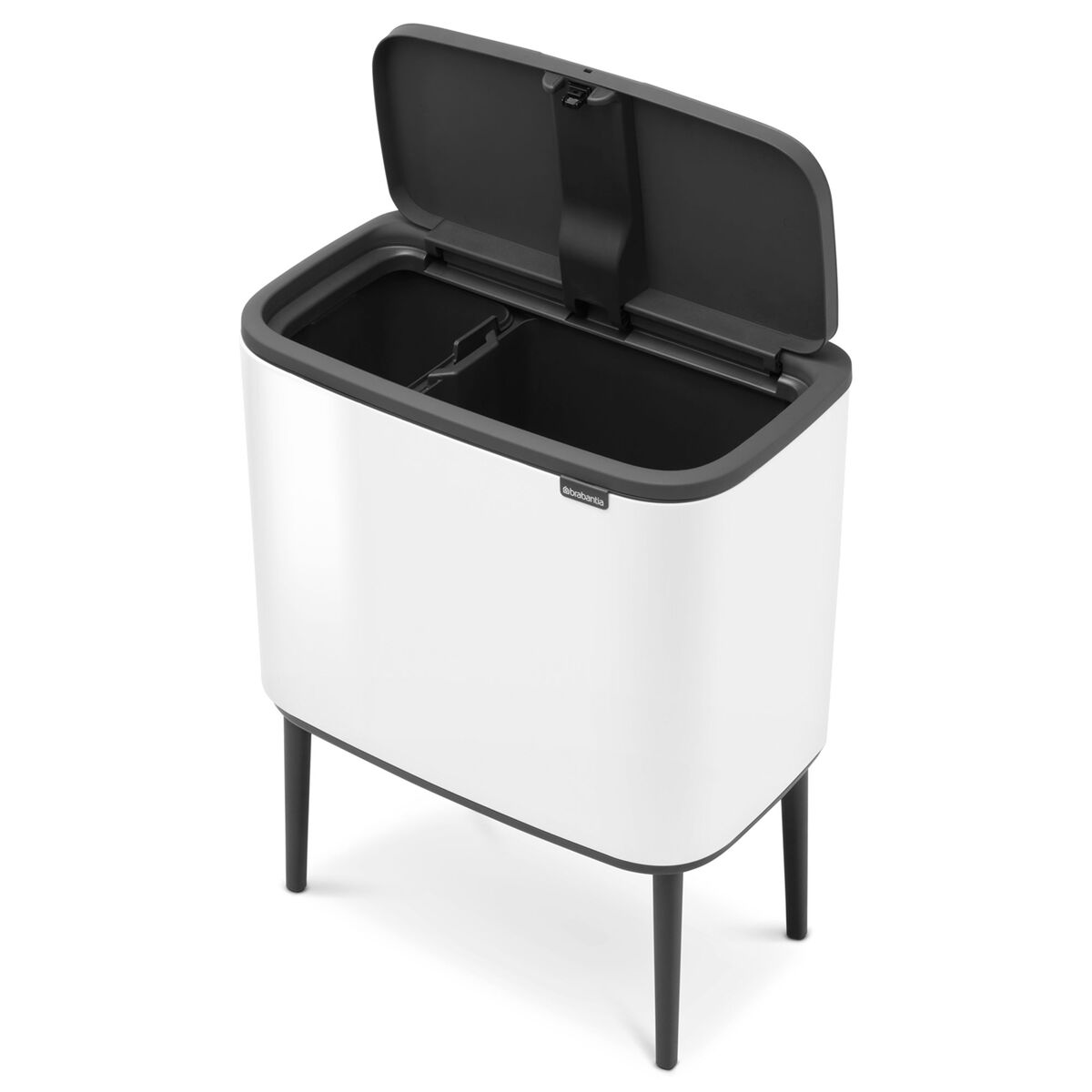 Bo Touch Bin soptunna 11 + 23 liter, vit