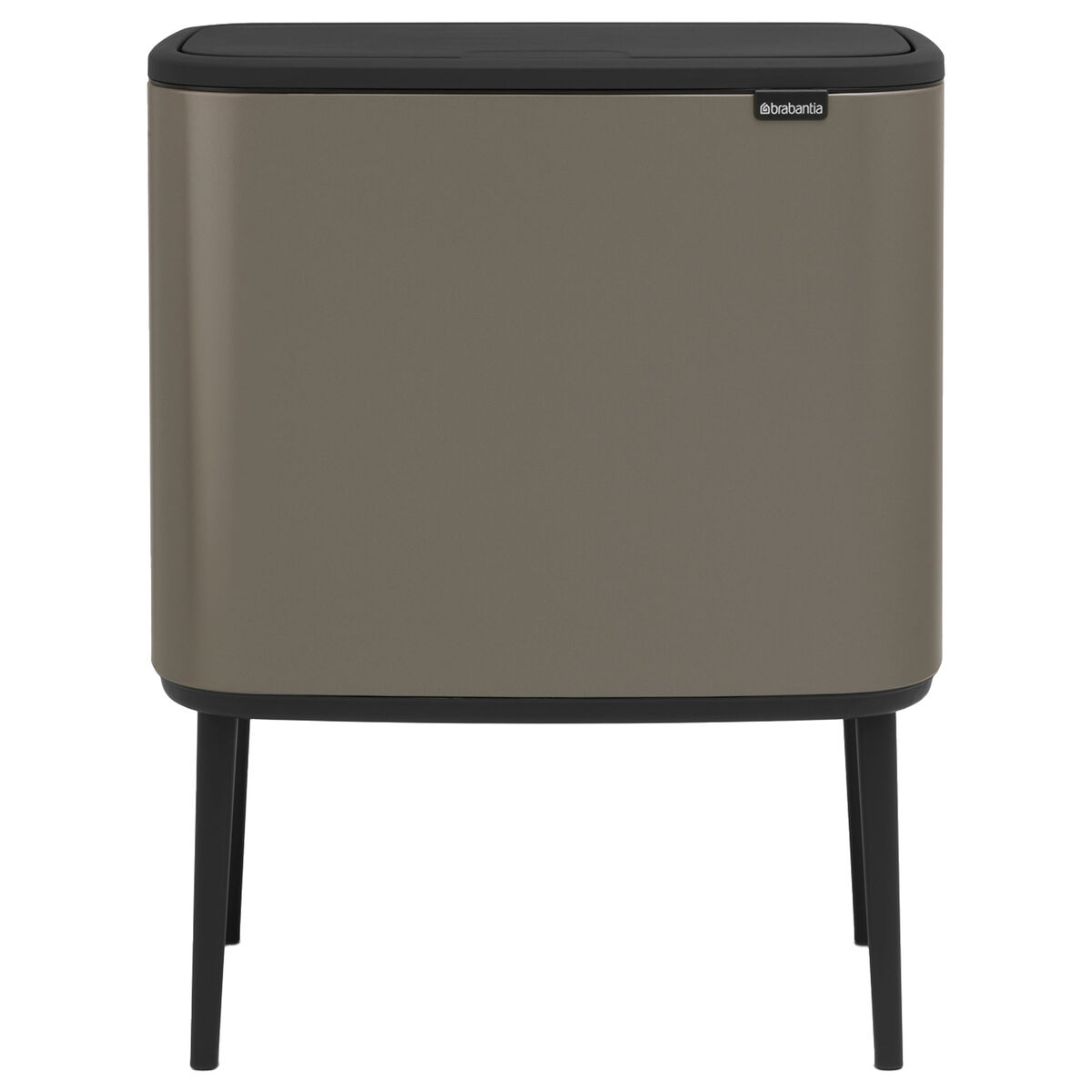 Bo Touch Bin soptunna 11 + 23 liter, platina