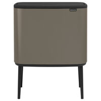 Bo Touch Bin 11 + 23 liter, platinum