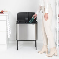 Bo Touch Bin 11 + 23 liter, mattbørstet stål