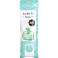 PerfectFit avfallsposer S, 6 liter, 10 stk, grønn