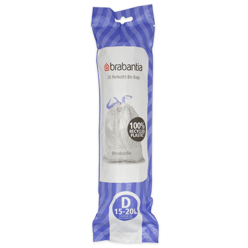 PerfectFit avfallsposer D, 15–20 liter, 20 stk