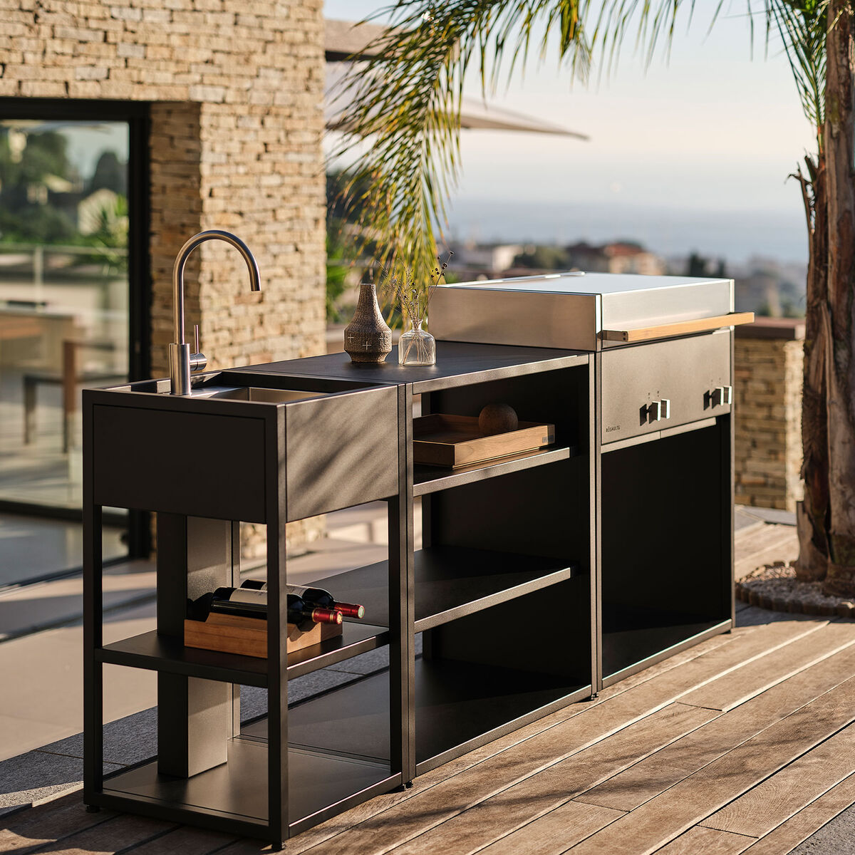 Essentials gasolgrill, beluga black