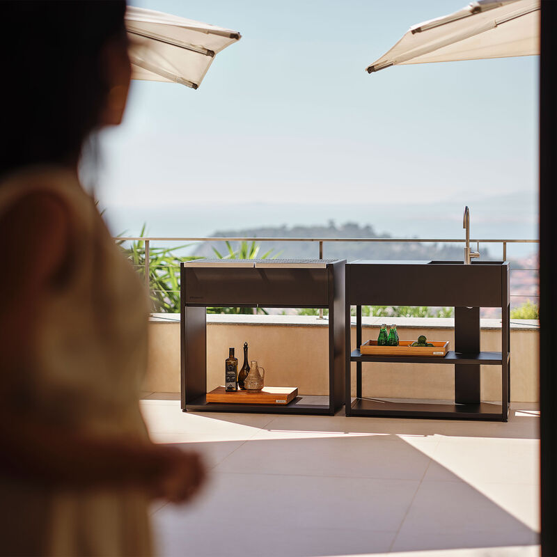 Essentials kulgrill, beluga black