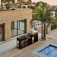 Essentials sidobord 94 cm, beluga black