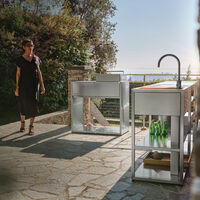 Essentials sideboard 94 cm, rustfritt stål