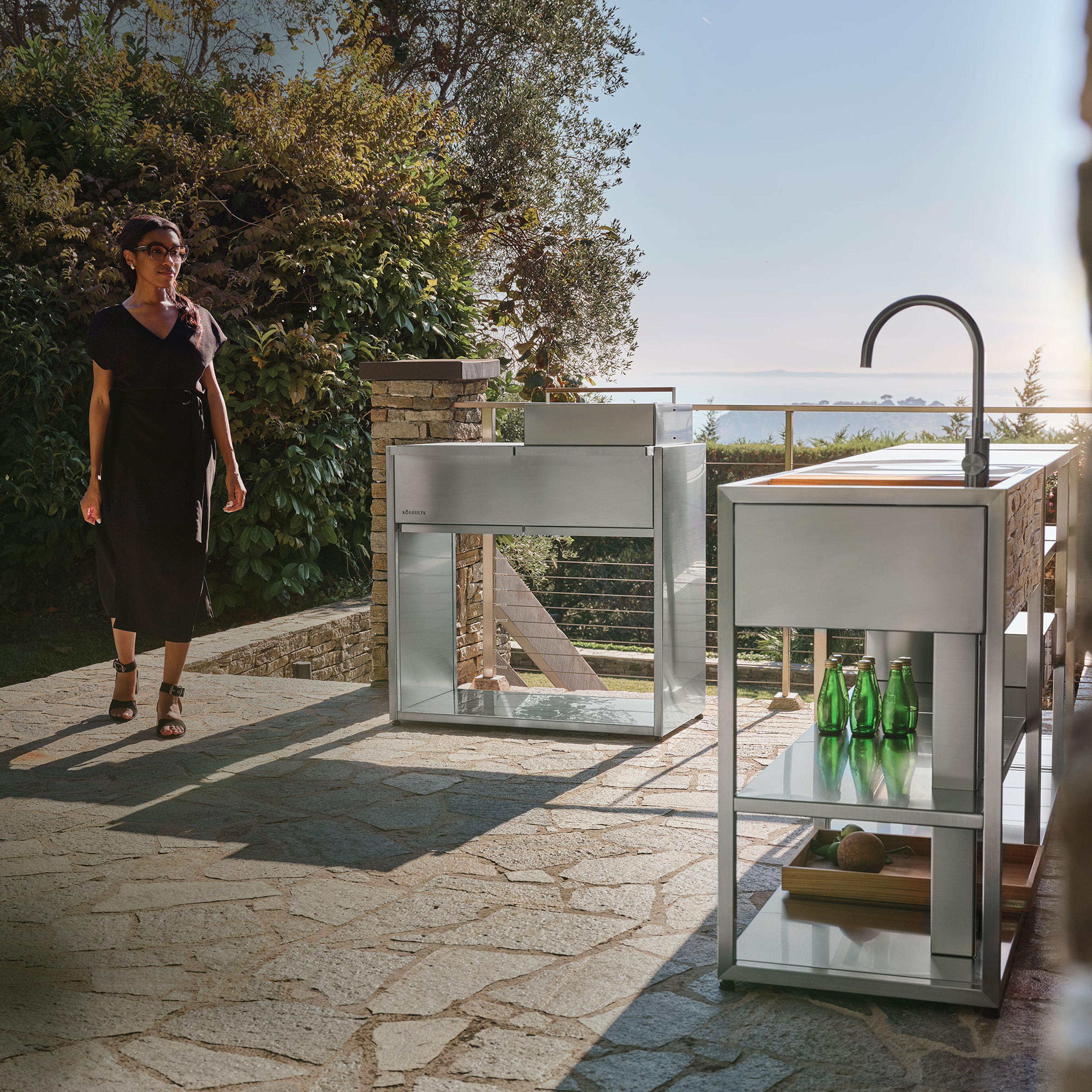 Essentials sideboard 94 cm, rustfritt stål