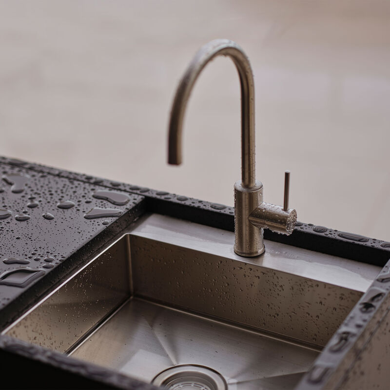 Essentials vask 94 cm høyre, beluga black