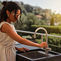 Essentials vask 94 cm høyre, beluga black