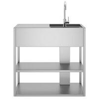 Essentials vask 94 cm høyre, rustfritt stål