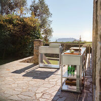 Essentials vask 94 cm høyre, rustfritt stål