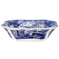 Spode Blue Italian Neliönmuotoinen Tarjoilukulho