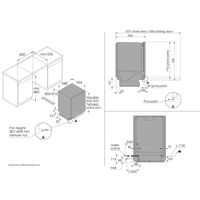 DSD545NXXL XXL helintegrert oppvaskmaskin