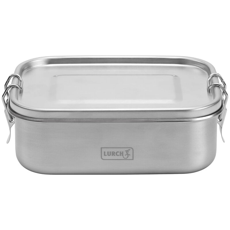 Matboks med snap‑lokk 800 ml, rustfritt stål