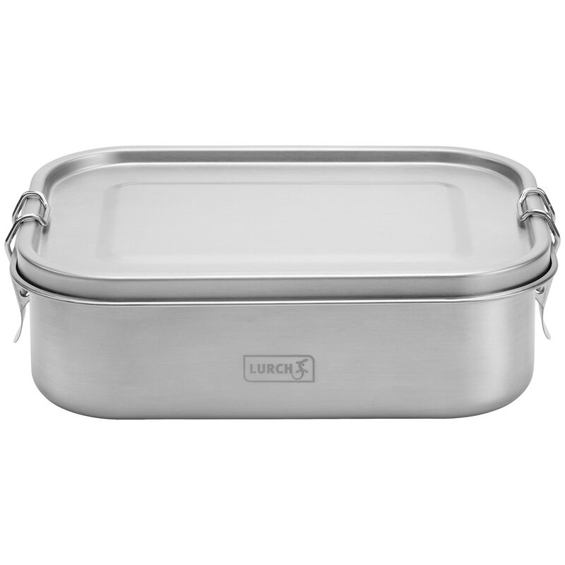 Matboks med snap-lokk 1200 ml, rustfritt stål