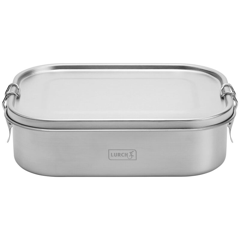 Matboks med snap‑lokk 1400 ml, rustfritt stål