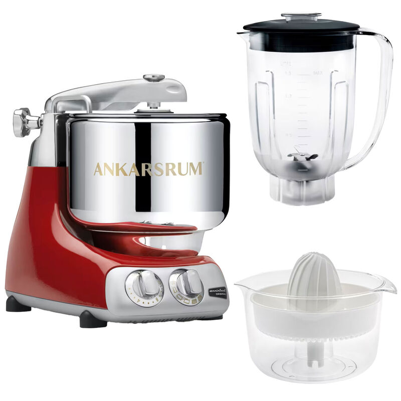 Ankarsrum Assistent AKM6230 + mixerkanna & citruspress, red
