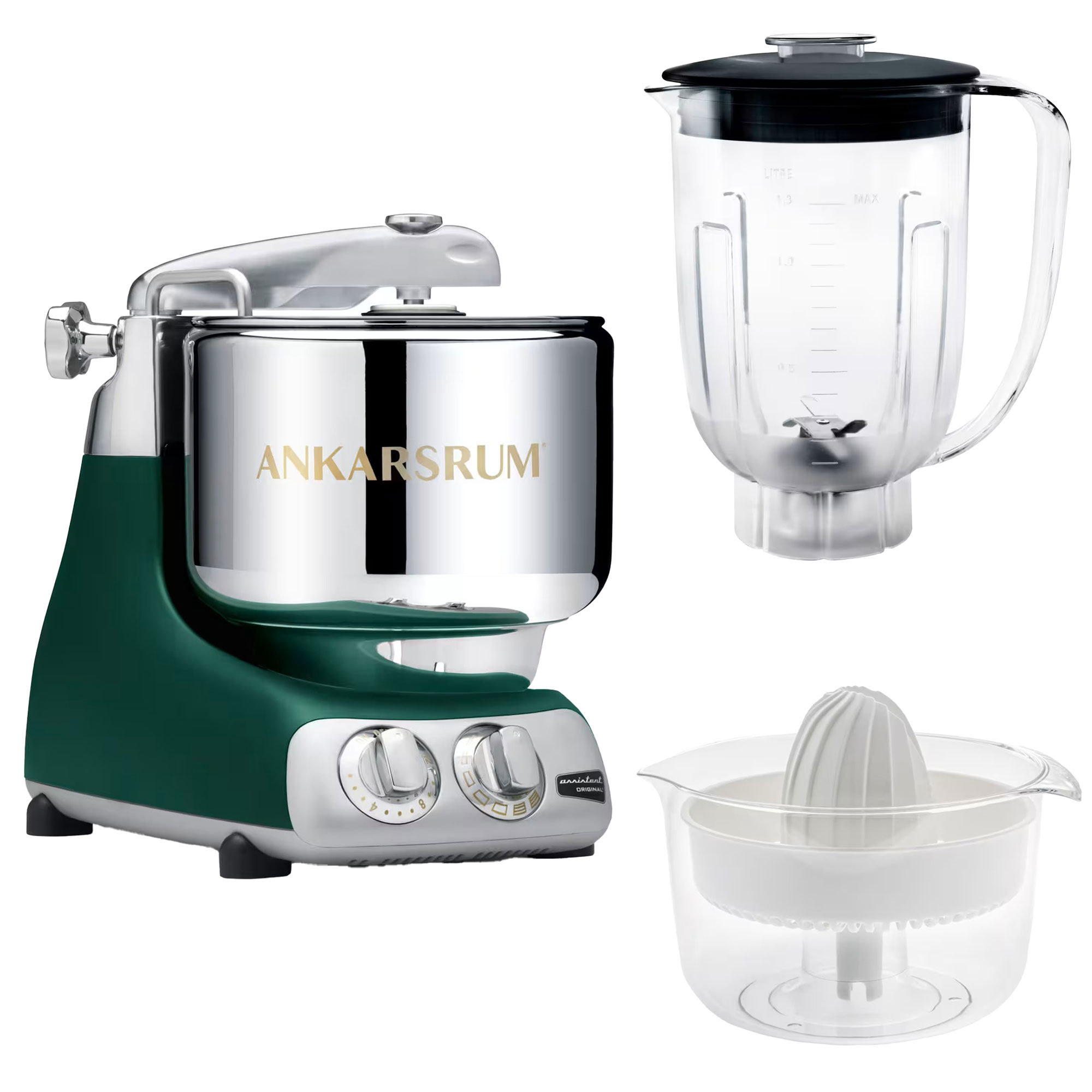 Ankarsrum Assistent AKM6230 + mixerkanna & citruspress