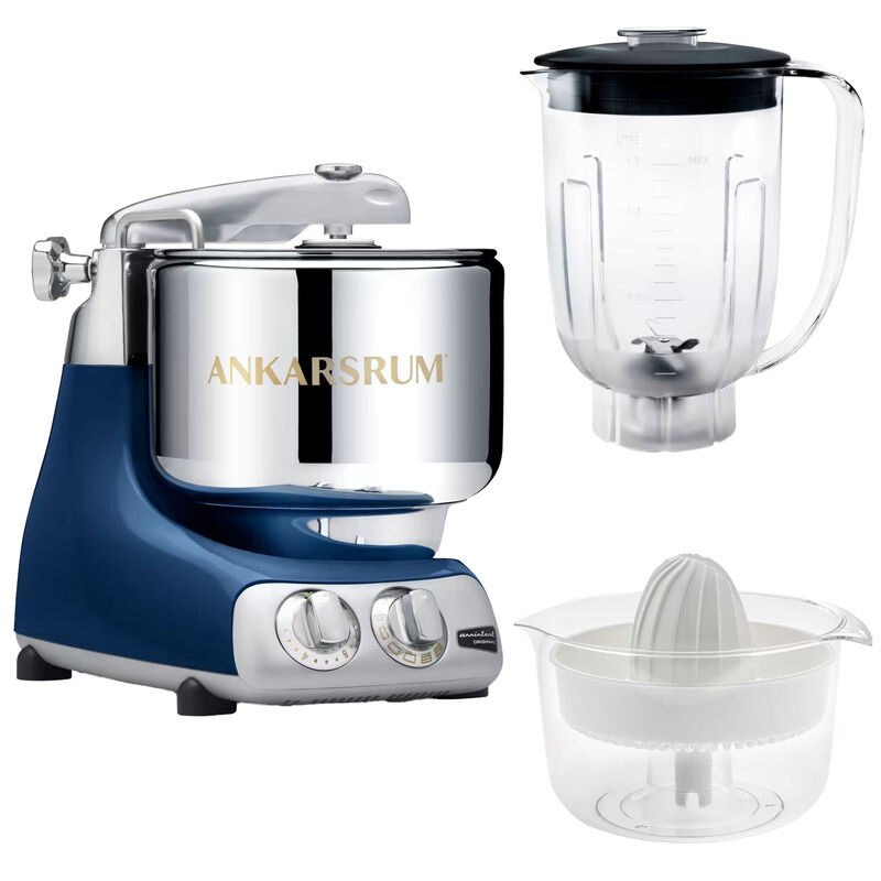 Ankarsrum Assistent AKM6230 + mixerkanna & citruspress, ocean blue