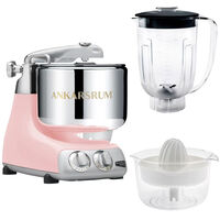 Ankarsrum Assistent AKM6230 + mixerkanna & citruspress, cloudy pink