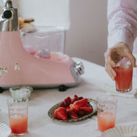 Ankarsrum Assistent AKM6230 + mixerkanna & citruspress, cloudy pink