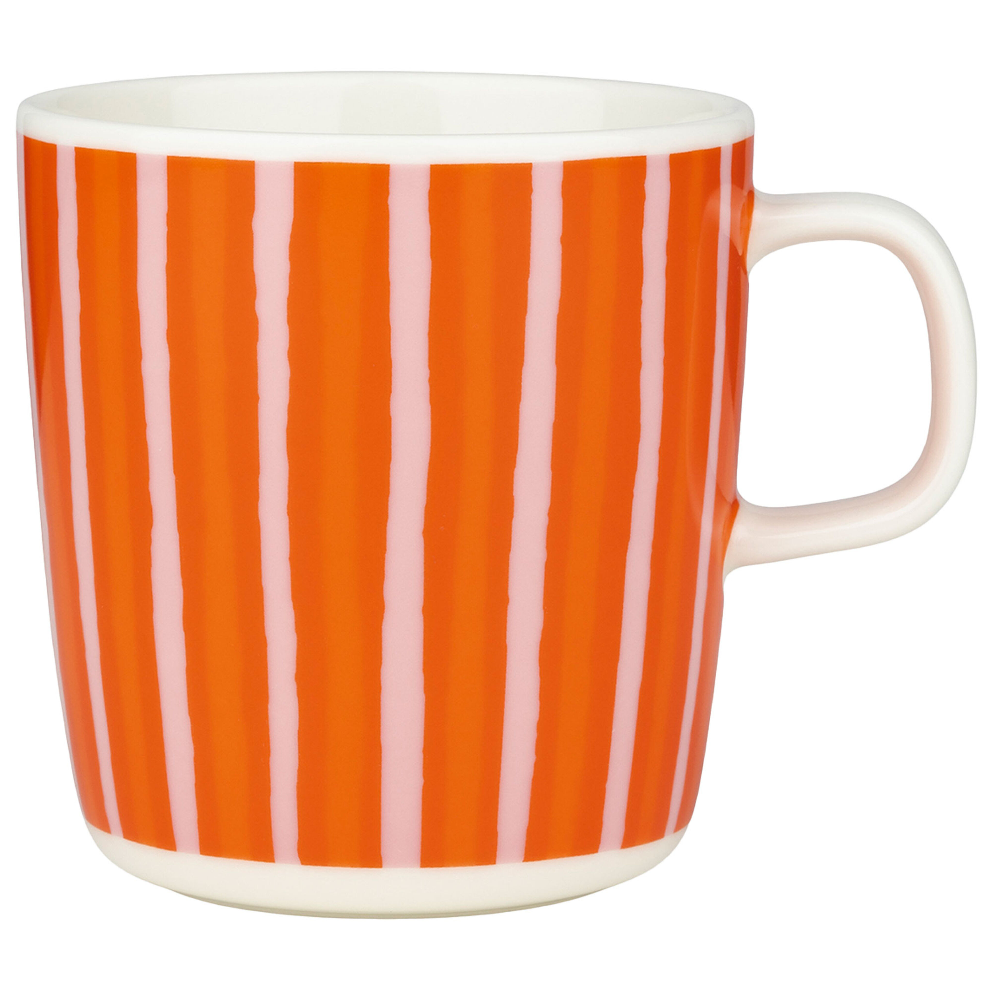 Piccolo mugg 4 dl, orange/rosa/vit