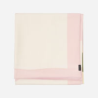 Unikko bordservise 140 x 140 cm, hvid/rosa