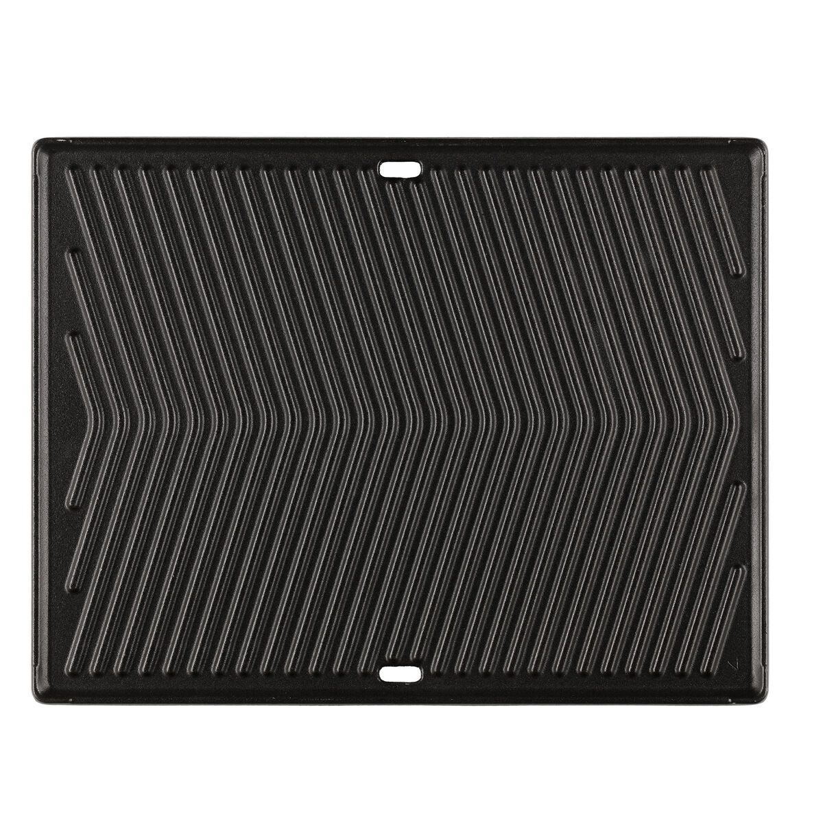 Vendbar grillplade 35 x 45,5 cm, støbejern