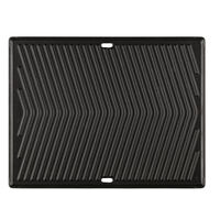 Vendbar grillplade 35 x 45,5 cm, støbejern