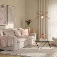 Ray pendel 70 cm, dusty pink