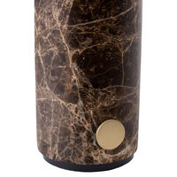 Torrano portabel bordslampa, brown marble
