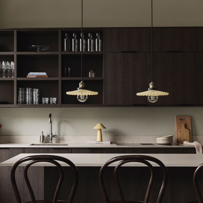 Cobbler pendel 25 cm, creme