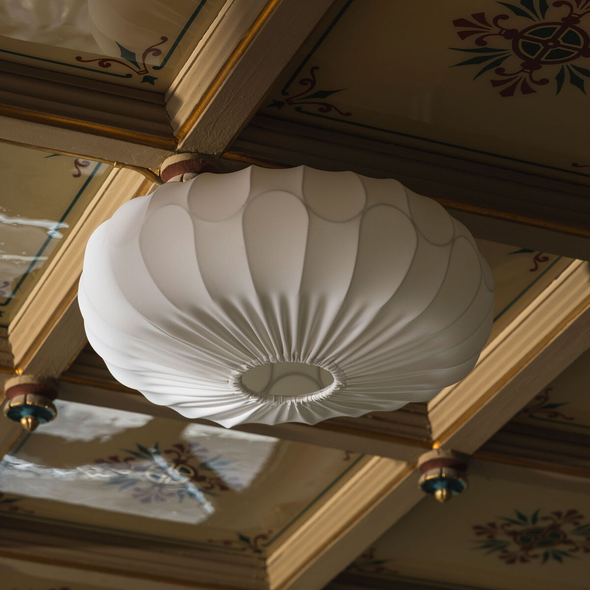 Bladverk 50 plafond, vit
