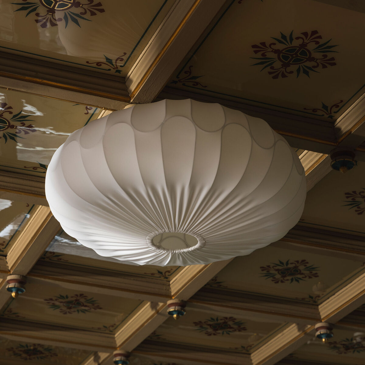 Bladverk 70 plafond, vit