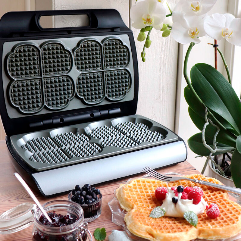 Elegance 910 dubbelt våffeljärn, keramiskt