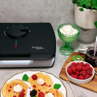 Elegance 910 dubbelt våffeljärn, keramiskt