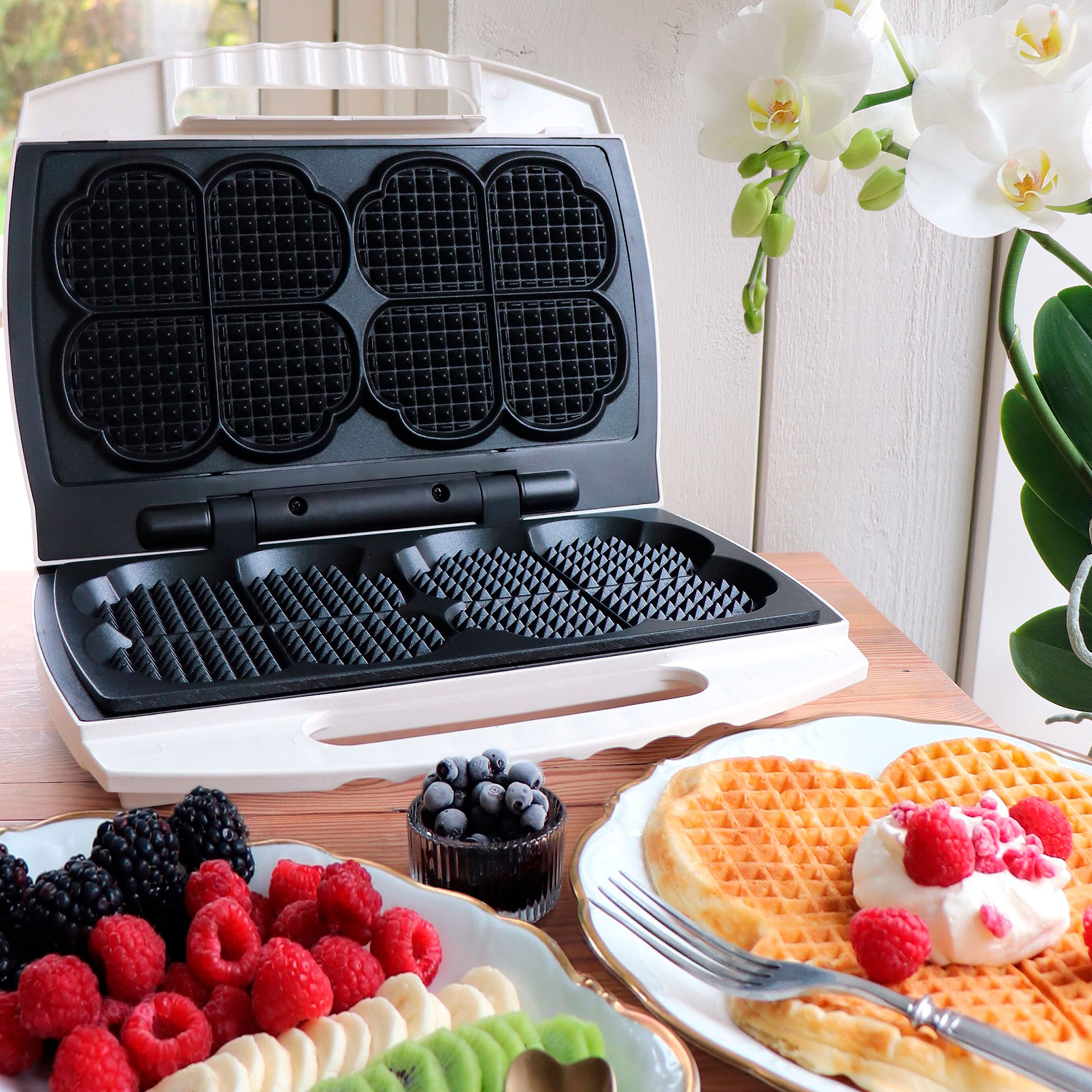 Classic 905.2 dobbelt vaffeljern, keramisk