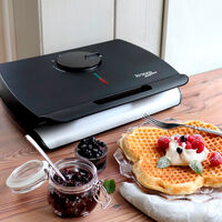 Elegance 910.2 dobbelt vaffeljern, keramisk