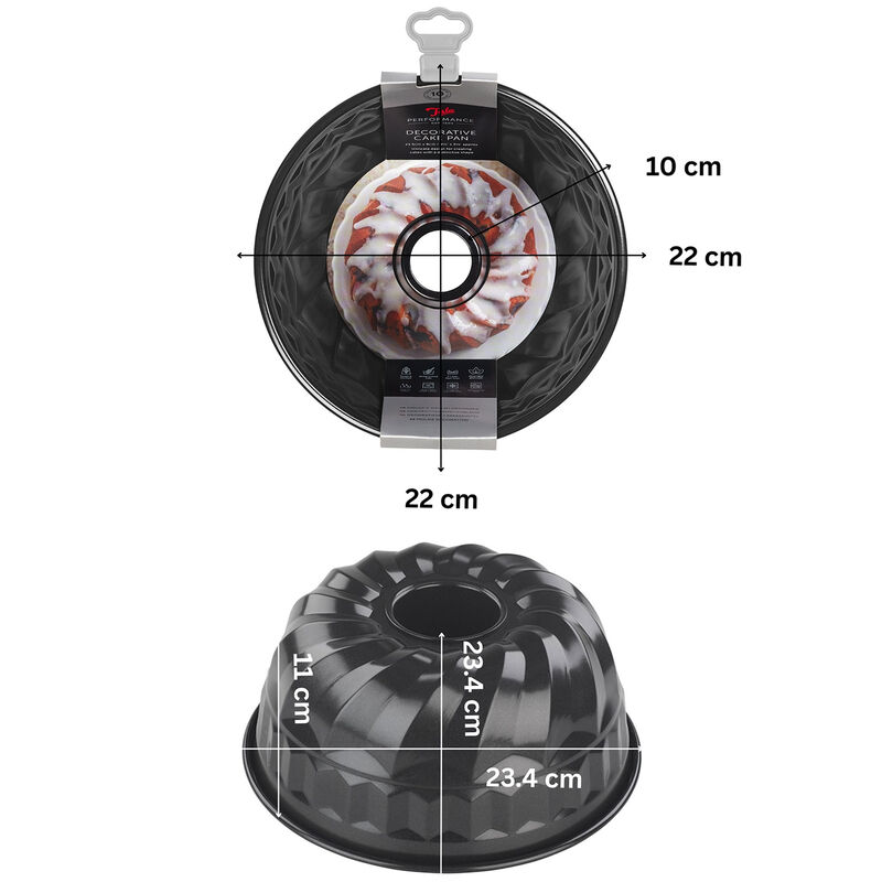 Sockerkaksform 23 x 10 cm