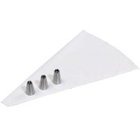 Set med 3 stjärntyllar och spritspåse