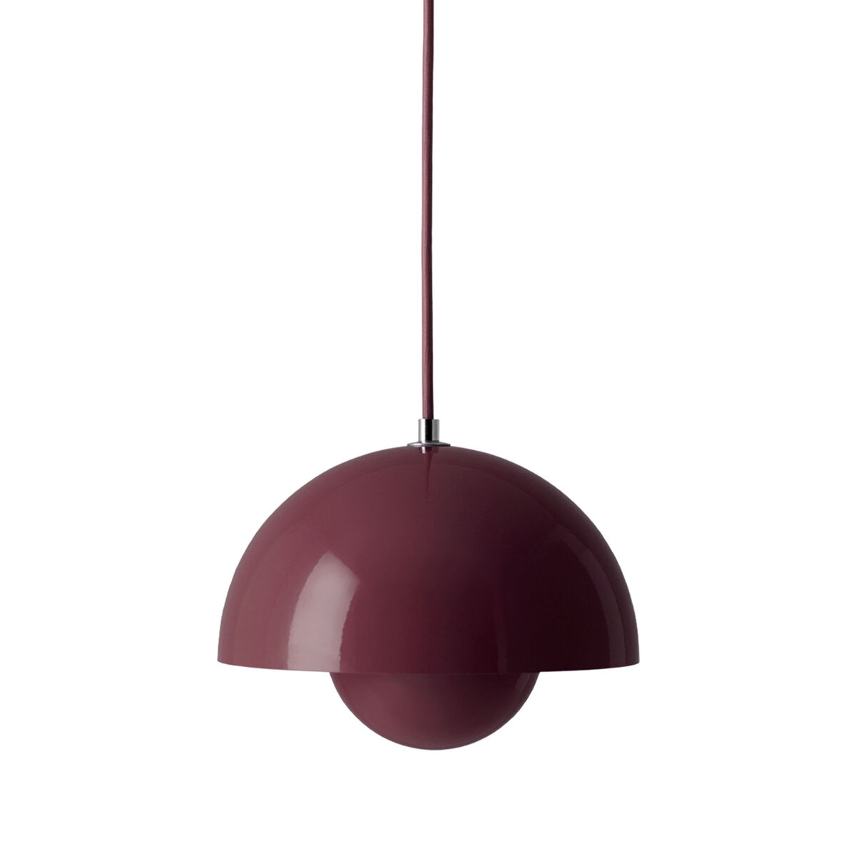 &Tradition Flowerpot VP1 pendel Ø23 cm, dark plum