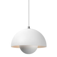 &Tradition Flowerpot VP1 riippuvalaisin 23 cm, mattavalkoinen